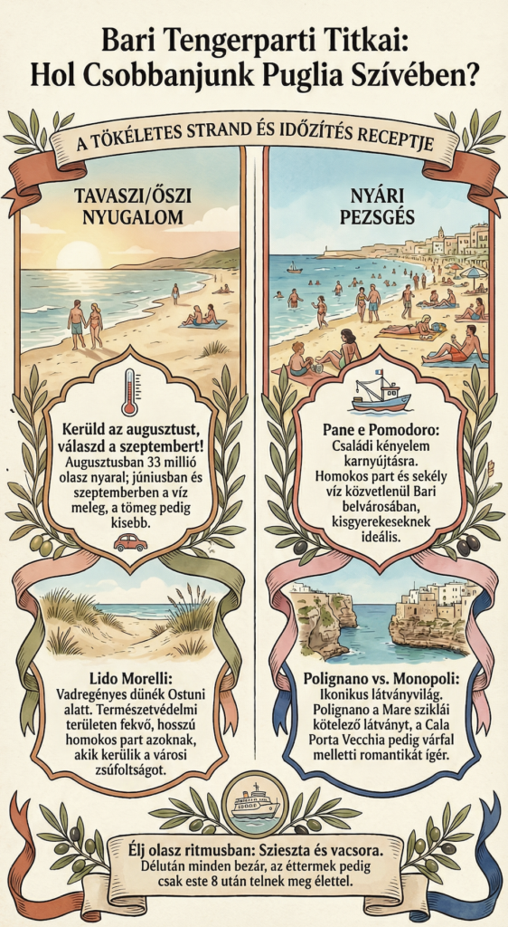 bari melletti tengerpartok 2026-ban Összefoglaló infografika