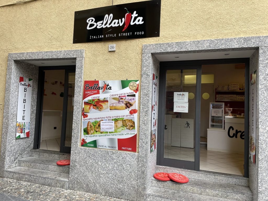 Bellagio olcsó pizzéria: Comói-tó októberben