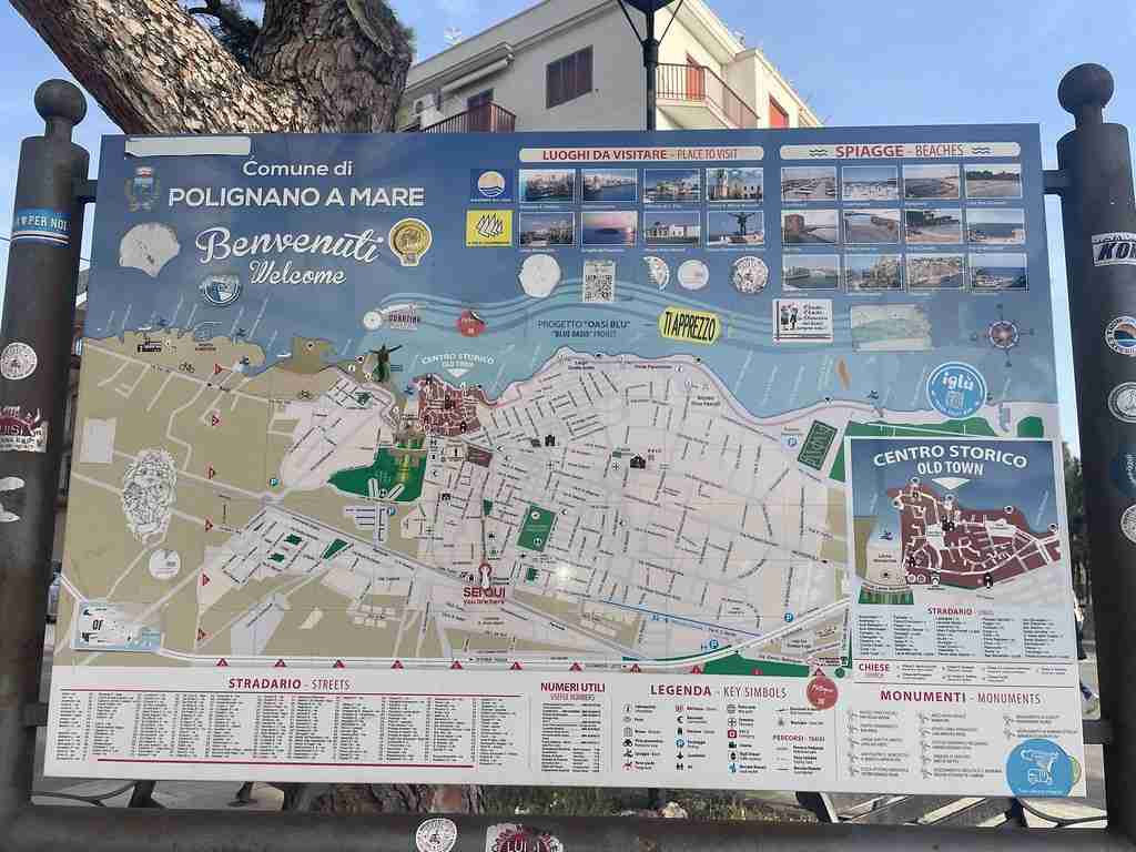 Polignano a Mare látnivalók