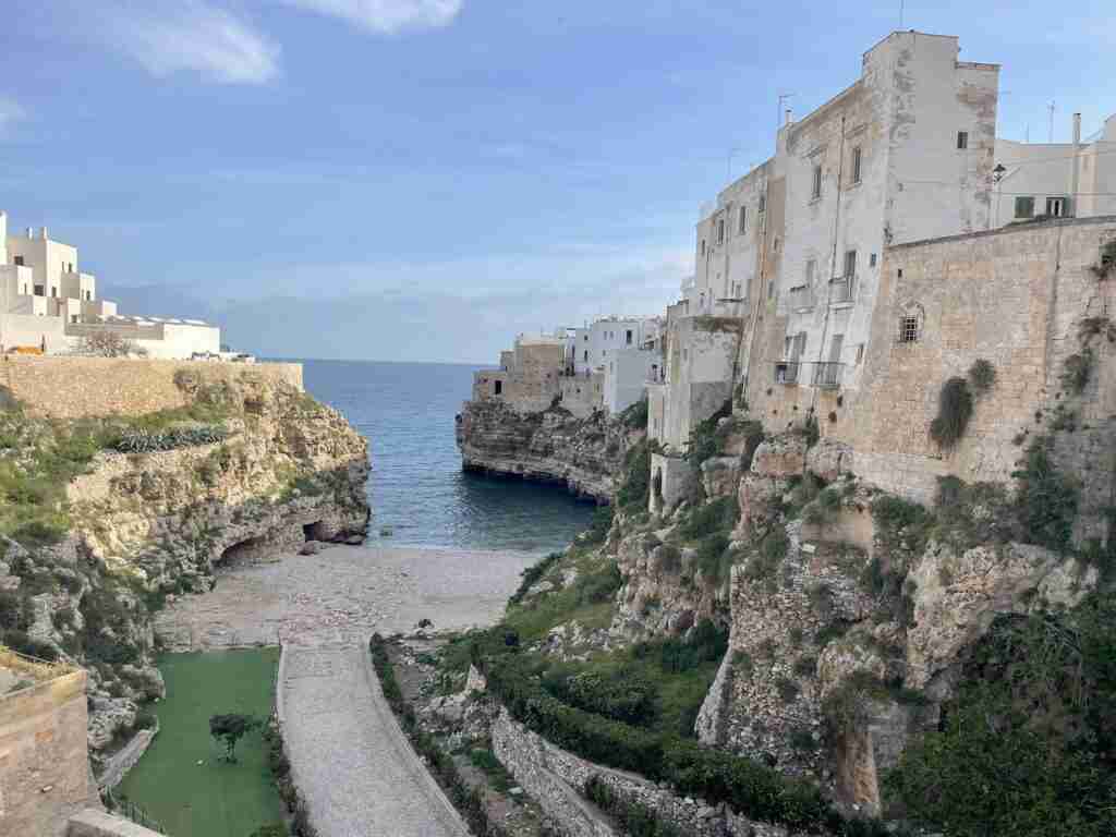 Polignano a Mare áprilisban