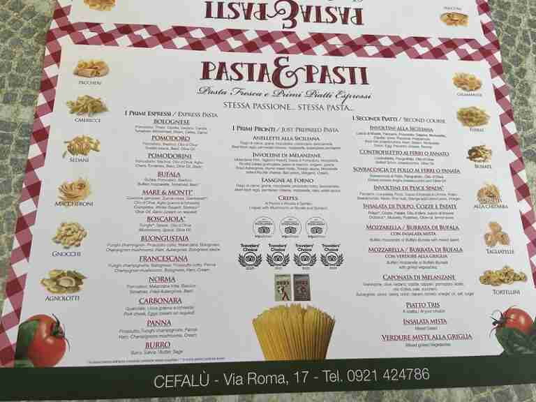 Pasta & Pasti-t Cefalúban