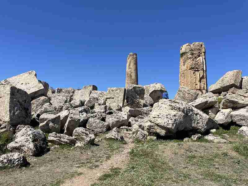 Selinunte látogatás - ez maradt