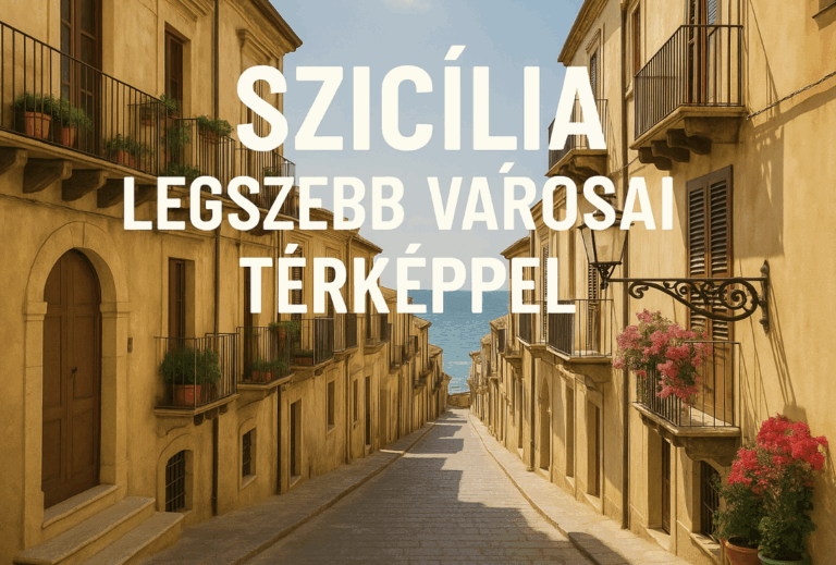 Szicília legszebb városai Térképpel