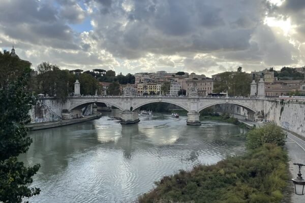 Egy nap Rómában esőben